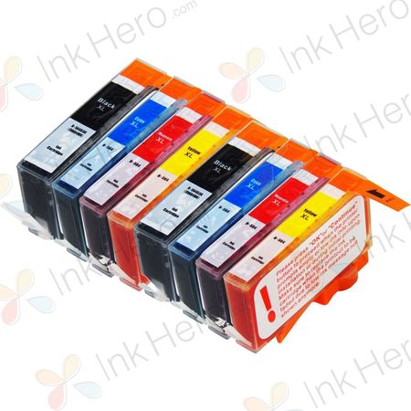 Pack de 8 HP 564XL cartouches d'encre remanufacturées haute capacité