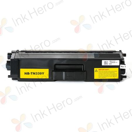 Brother TN339Y cartouche de toner jaune compatible extra haute capacité