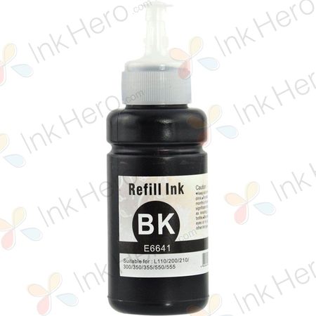 Epson 664 bouteille d'encre compatible noir (T664120)