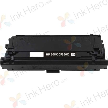 HP 508X cartouche de toner noir compatible haute capacité (CF360X)