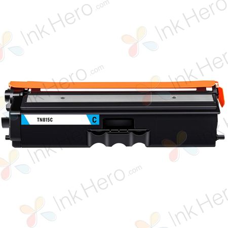 Brother TN815 Cartouche de toner compatible super haute capacité Cyan