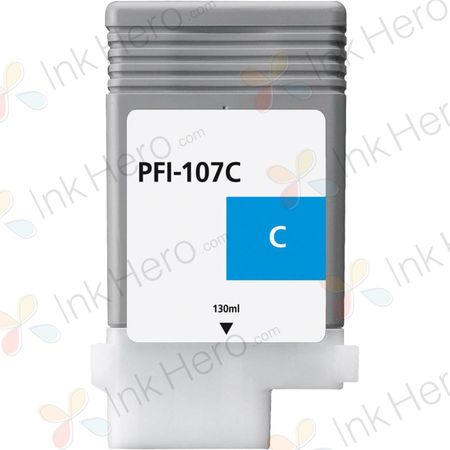 Canon PFI-107C cartouche d'encre compatible cyan (6706B001)