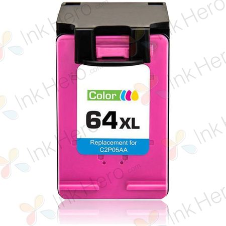 HP 64XL cartouche d'encre haute capacité tri-couleur compatible (N9J91AN)