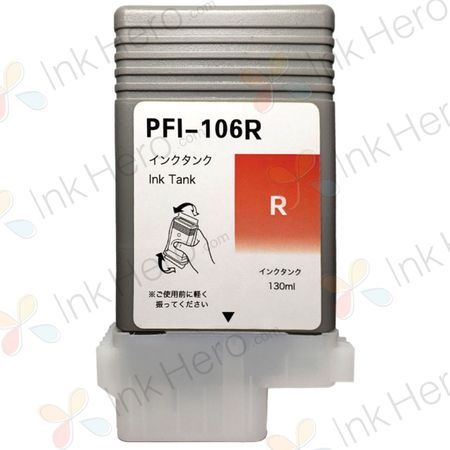 Canon PFI-106R Cartouche d'encre compatible Rouge (6627B001AA)