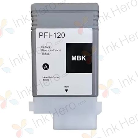 Canon PFI-120MBK Cartouche d'encre compatible Noir mat (2884C001)