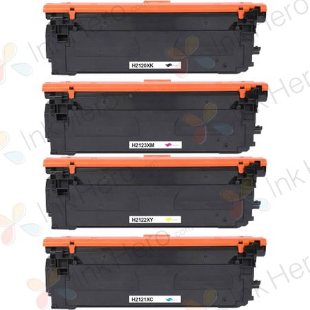 Pack de 4 HP 212X cartouches de toner haute capacité compatibles