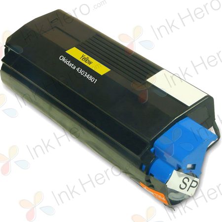 OkiData 43034801 Cartouche de toner jaune remanufacturée haute capacité (Type C6)
