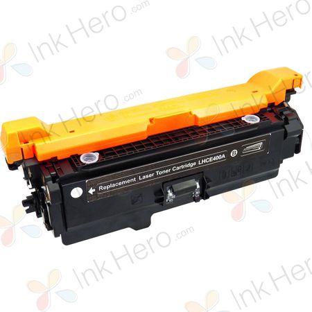 HP 507A cartouche de toner remanufacturée noir (CE400A)