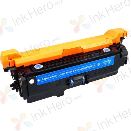 HP 507A cartouche de toner remanufacturée cyan (CE401A)