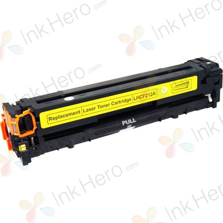 HP 131A cartouche de toner remanufacturée jaune (CF212A)