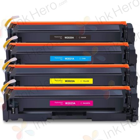 Pack de 4 HP 414A cartouches de toner compatibles