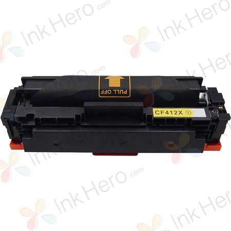 HP 410X cartouche de toner jaune compatible haute capacité (CF412X)